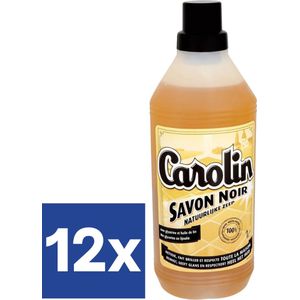 Carolin Savon Noir Vloerreiniger (Voordeelverpakking) - 12 x 1 l