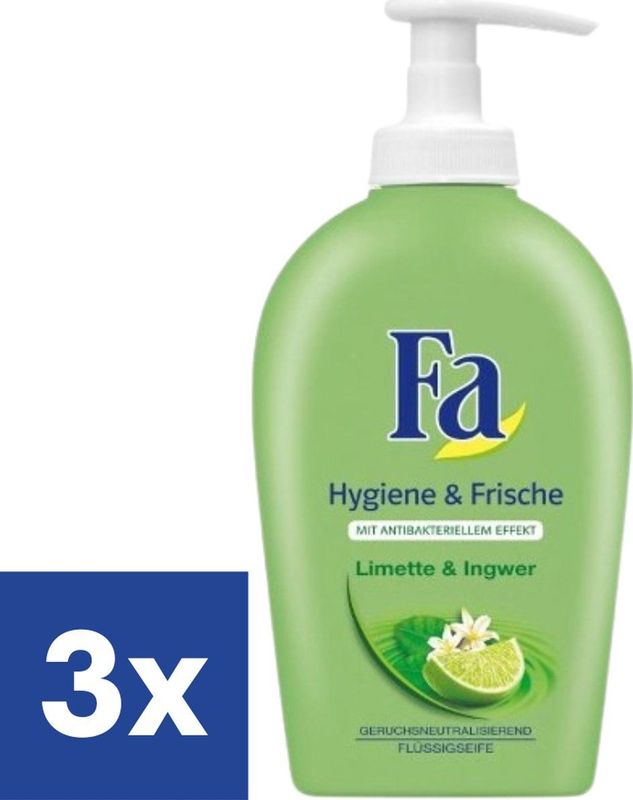 Fa Hygiëne & Fresh Handzeep Limoen & Gember - 3 x 250 ml