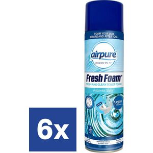 Airpure Fresh Foam Toiletreiniger Atlantis Bay - 6 x 500 ml
