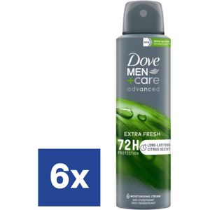 Dove Men Extra Fresh Deo Spray - 6 x 150 ml