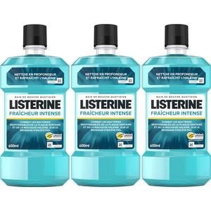 Listerine - Mondwater - Intense frisheid - 3 x 600 ML - Voordeelverpakking