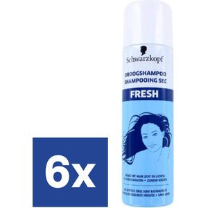 Schwarzkopf Droogshampoo Fresh - 6 x 150 ml