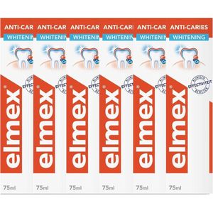 Elmex - Tandpasta - Anti-Caries - Gentle White - 75ml x 6