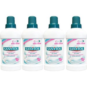 Sanytol - Ontsmettingsmiddel voor Wasgoed - 4 x 500 ML - Voordeelverpakking