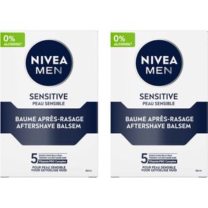Nivea Men Sensitive Aftershave - 2 x 100 ml