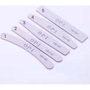 Nagelvijl No. 4 MOON 100/180 GIT - Grof - 5 STUKS - Zachte Vijl