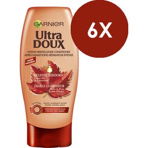 Garnier Ultra Doux - Conditioner - Esdoorn - Beschadigd Haar - 6 x 200 ml - Voordeelverpakking
