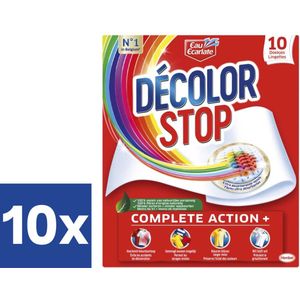 Eau Ecarlate Decolor Stop Complete Action+ Doekjes (Voordeelverpakking) - 10 x 10 doekjes