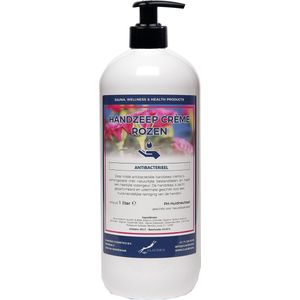 Handzeep Crème Rozen 1 liter - met gratis pomp