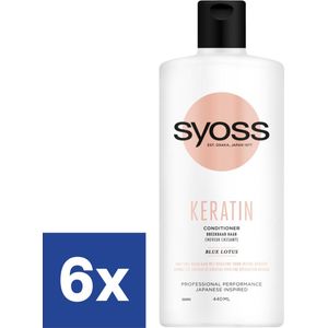 Syoss Keratin Conditioner - 6 x 440 ml