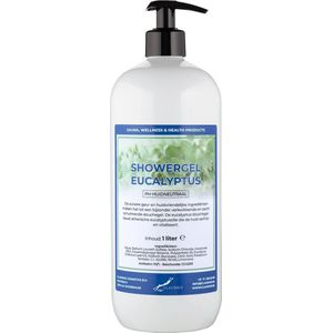 Douchegel Eucalyptus 1 Liter - met gratis pomp - Showergel