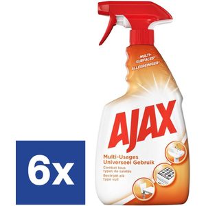 Ajax Multi Surfaces Allesreiniger Spray - 6 x 500 ml