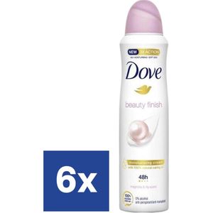 Dove Beauty Finish Deo Spray - 6 x 150 ml