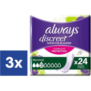Always Discreet Normal Urineverlies - 3 x 24 stuks