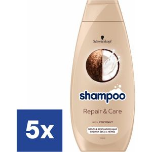 Schwarzkopf Repair & Care Shampoo - 5 x 400 ml