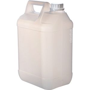 Jerrycan 5 liter – UN gekeurd – voor water en gevaarlijke vloeistoffen – inclusief dop – totaal te legen