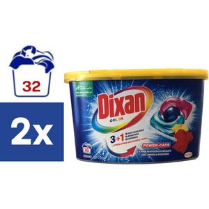 Dixan Power Caps Color - 2 x 16 caps
