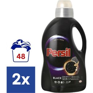 Persil Black Vloeibaar Wasmiddel - 2 x 1.32 l (48 wasbeurten)
