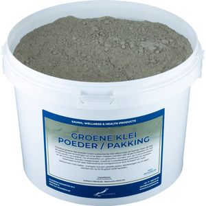 Groene klei poeder pakking 2,5 kg - 100% natuurlijk - voor klei masker en lichaamspakking