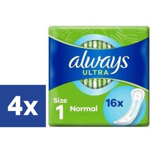 Always Ultra Normal Maandverband - 4 x 16 stuks