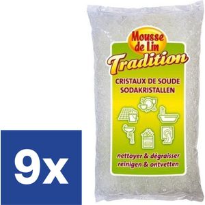 Soda Kristallen Ontvetter Reiniger – 9 x 2 kg