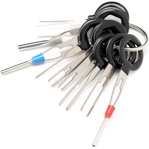 11 STUKS Auto Extractor Terminal Removal Tool Kit Elektrische bedrading Crimp Connector Puller Release Pin Extractor Kit