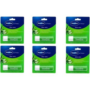 Vaseline Aloë Vera Lippenbalsem - 6 x 4.8 g