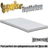 Superieur Molton Topper Hoeslaken - Matrasbeschermer - Topmatras - Hotel Kwaliteit