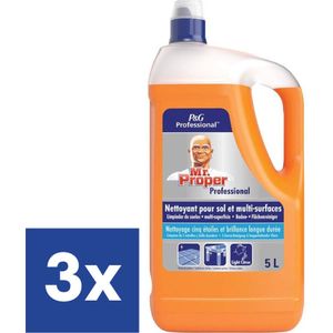 Mr Proper Prof Delicate Allesreiniger - 3 x 5 l Voordeelverpakking