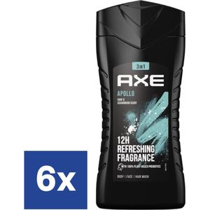 Axe Men Apollo Douchegel - 6 x 250 ml