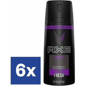 Axe Excite deodorant - body spray (6x 150 ml)