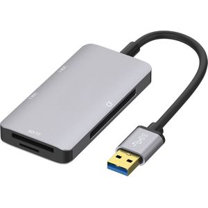 Onten 8107 USB3.0 HUB met CF SD TF-kaartlezer