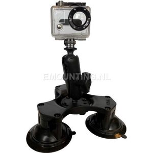 Triple Suction GoPro montageset RAP-B-365-224-GOP1U