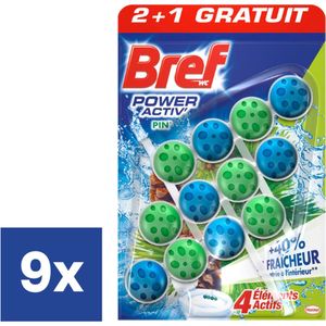 Bref Wc blok Power Activ Den - 9 x 3 stuks