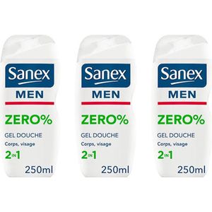Sanex Men Zero% Normal Douchegel - 3 x 250 ml