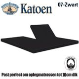 Split Katoen Zwart 200x200/220cm