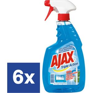 Ajax Glasreiniger Spray - 6 x 750 ml