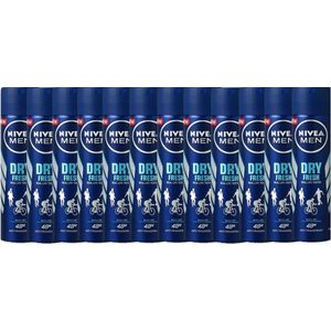 NIVEA MEN - Dry Fresh -  Deodorant Spray - 12 x 150ml - Voordeelverpakking