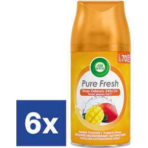 Air Wick Luchtverfrisser Navulling Tropische Mango (Voordeelverpakking) - 6 x 250 ml