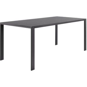 Eettafel Nero 220x100 Noir Decor | Nu Op Voorraad