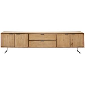 Tv-meubel Aska (234 Cm) Teak Naturel Brushed | Nu Op Voorraad