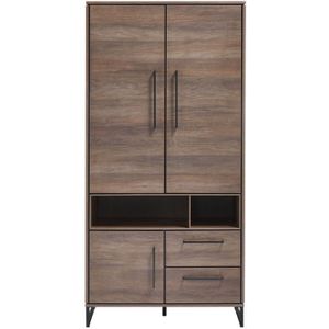 Opbergkast Scuro (93 Cm) Dark Almond Decor | Nu Op Voorraad