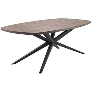 Eettafel Mascaro 220x120 Deens Ovaal Dark Almond Decor | Nu Op Voorraad