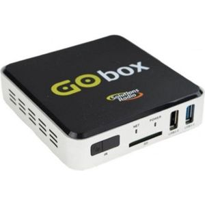 GoBox - gesproken ondertiteling ondertiteling aanpassen op je TV. De Go-box plaats je eenvoudig tussen je TV en de decoder.