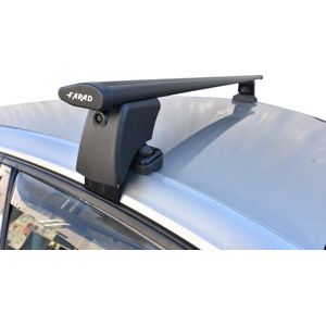 Farad Dakdragers - Citroen C4 vanaf 2010 - Glad dak - 100kg Laadvermogen - Aluminium -Wingbar - Zwart