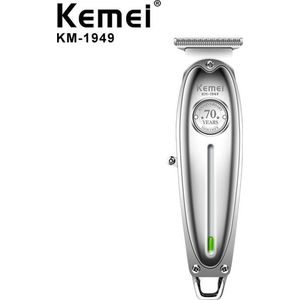 Kemei KM-1949® - 2020 Upgraded - Extra Power - Hair Clipper - Trimmer - Tondeuse - Baardhaar - Hoofdhaar - 0mm - Fijne lijntjes - Grof - Snel opladen - Draadloos