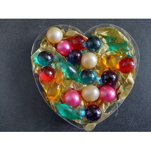 bad parels 21 stuks 7 verschillende soortjes - geschenkje voor elke gelegenheid -badparels voor het bad - voedend voor de huid