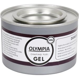 Olympia Brandpasta Gel in blikjes a 200 gram (6 stuks) - Bio-ethanol brandgel