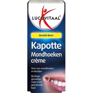 3x Lucovitaal Kapotte Mondhoeken Creme 15 ml