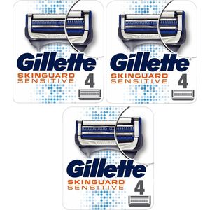Gillette Skinguard Sensitive Scheermesjes Mannen - 12 stuks